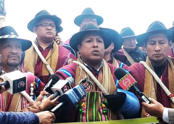 Ponchos Rojos califican de fracaso el anuncio de bloqueos de la facción de Mamani
