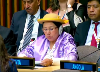 La canciller Sosa denuncia en la ONU los intentos de acortar mandato de Arce