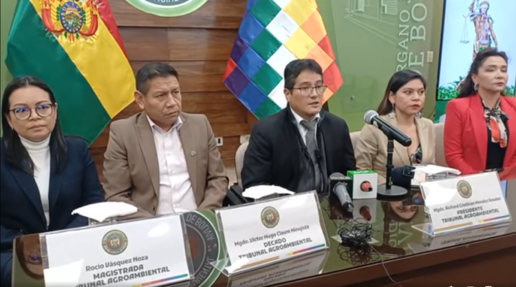 Tribunal Agroambiental señala que exmagistrados dejaron una carga procesal de más del 30%