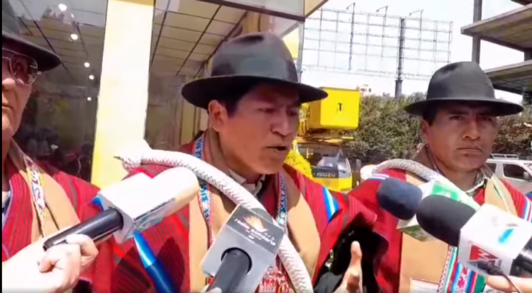 Cabildo de los Túpac Katari amenaza con bloqueo de 30 días si el Gobierno no responde a sus demandas
