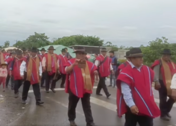 Ponchos Rojos llegan al Chapare para reforzar el resguardo de Evo Morales