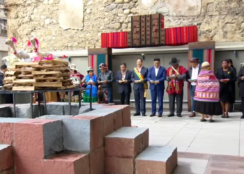 Presidente Arce inicia el festejo del Día del Estado Plurinacional con una ceremonia ancestral