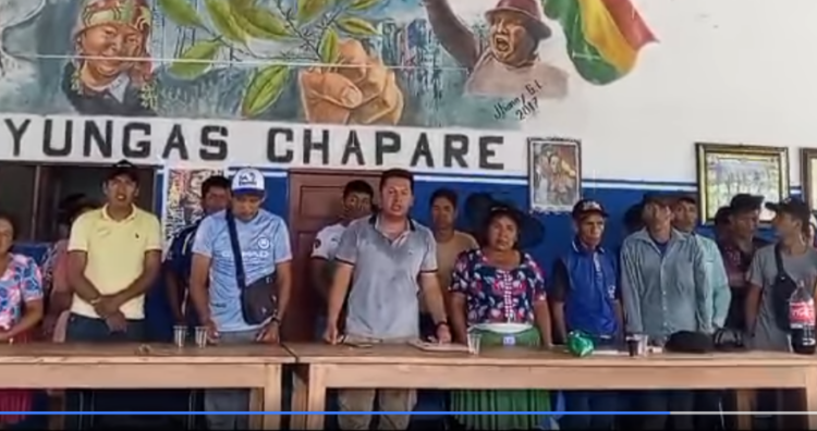 Cocaleros cuestionan estigmatización del Chapare y piden a Del Castillo hacer su show en otro lugar