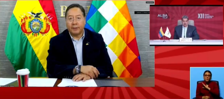 En el ALBA-TCP, Arce pide rechazar deportaciones de EEUU y exigir un trato justo para connacionales