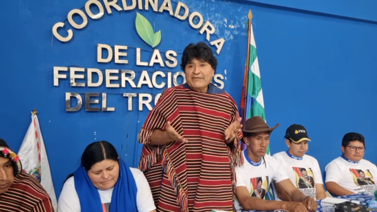 Evo alista una marcha en La Paz para inscribir su candidatura con una sigla ‘prestada’