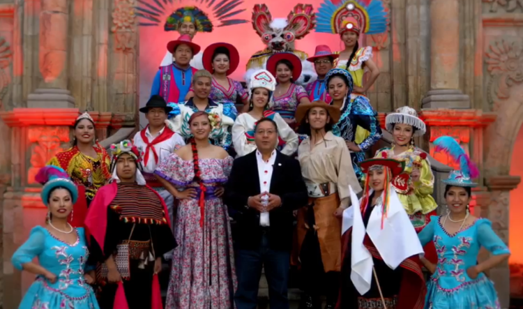 Arce pide celebrar el Carnaval sin excesos y dice que ‘nunca’ se permitirá ‘que nos arrebaten nuestras danzas’
