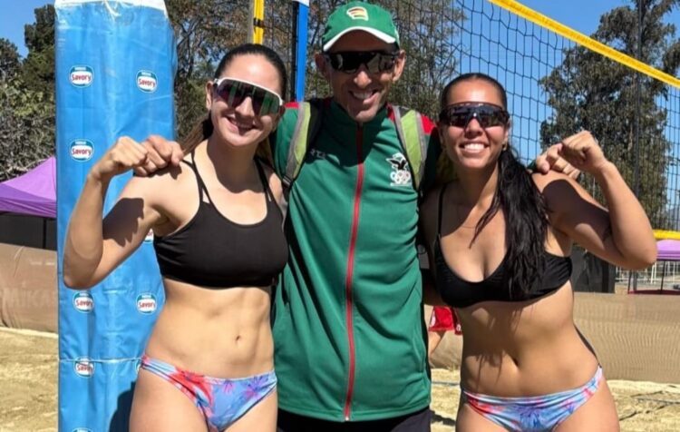 Galindo y Chacón quedaron en el camino del voleibol de playa