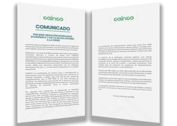 CAINCO señala preocupaciones tras la aprobación del PGE 2025