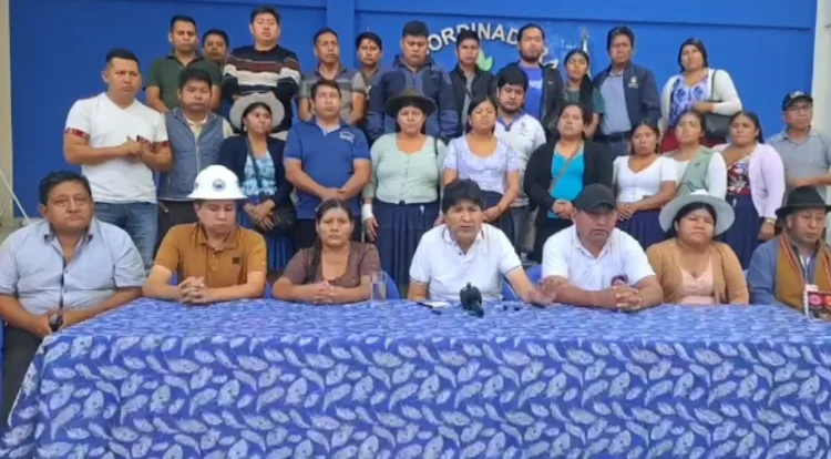 Por ‘problemas internos’, el evismo solo marchará a La Paz