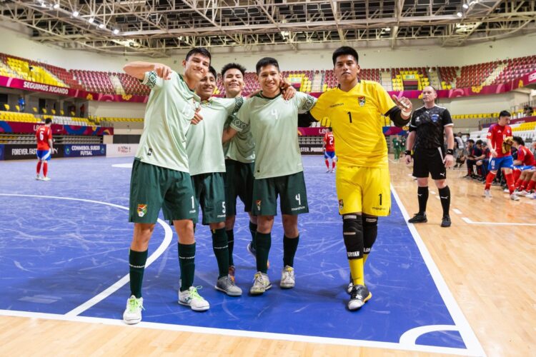 Bolivia es novena en el Sudamericano Sub-20 de Futsal Masculino