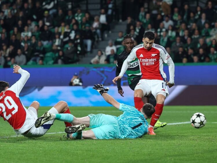 Arsenal pone fin a la imbatibilidad del Sporting de Lisboa (5-1)