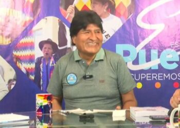Morales dice que no teme a quien tiene 1% de intención de voto, en referencia a Arce