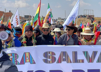 Marcha para salvar Bolivia