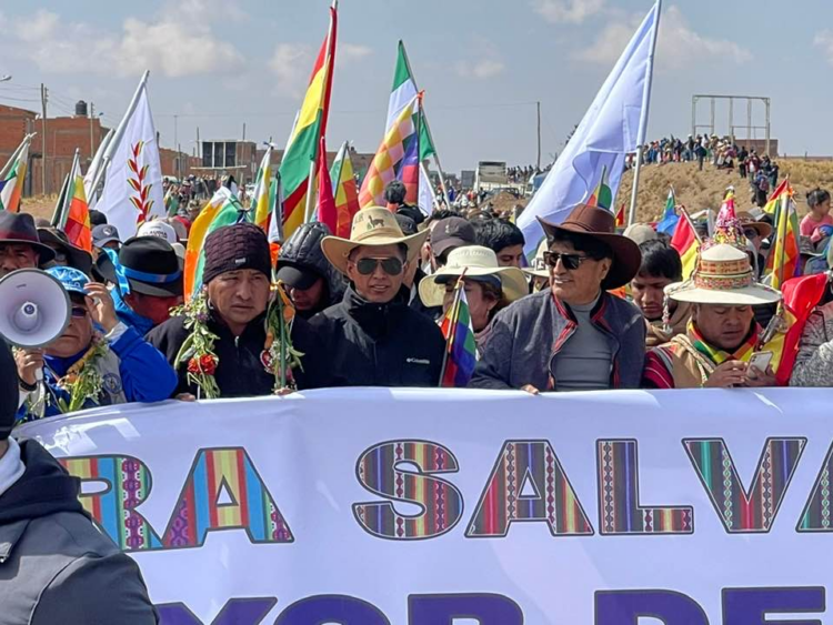 Marcha para salvar Bolivia