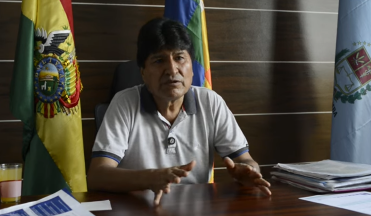Morales frena una entrevista cuando le peguntan sobre su ‘inhabilitación’