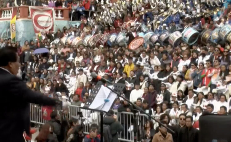 Comienza el Festival de Bandas en Oruro, el preámbulo del Carnaval 2025