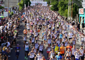 Garibay hizo podio en la Corrida Internacional del Diario Crónica en Argentina