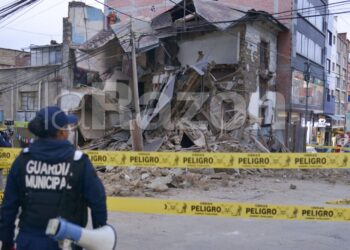 Una vivienda colapsa en Max Paredes de La Paz, es el segundo caso en menos de una semana