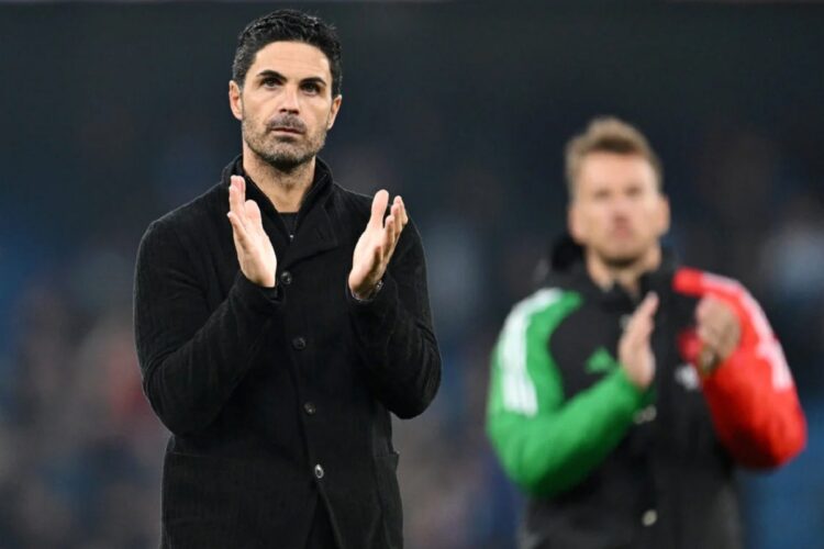 Arteta asume la táctica defensiva del Arsenal contra Manchester City