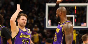 Doncic firma su primera exhibición con Lakers en triunfo ante Nuggets
