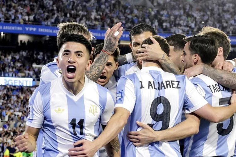Argentina golea 4-1 a Brasil y festeja clasificación al Mundial