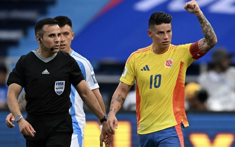 Colombia se cobra la revancha y vence 2-1 a Argentina en eliminatoria sudamericana