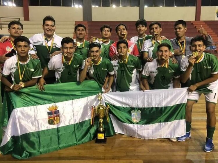 Santa Cruz campeón del Nacional de Selecciones Sub-18 Masculino de futsal
