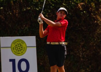 Mateo Pérez se ubica decimosegundo y es el mejor de Bolivia en el inicio del Sudamericano de golf