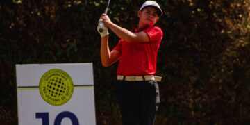 Mateo Pérez se ubica decimosegundo y es el mejor de Bolivia en el inicio del Sudamericano de golf