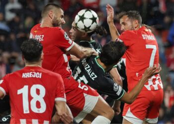 El Feyenoord castiga 3-2 al Girona en Champions