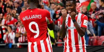 La conexión de los Williams da al Athletic su primera victoria en la Europa League