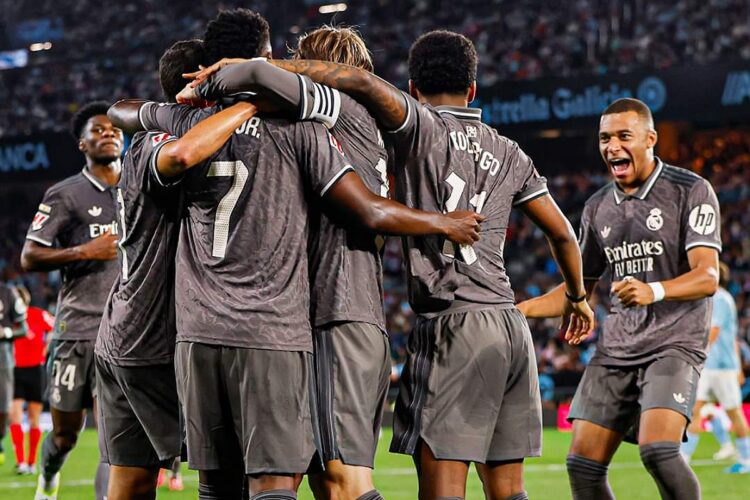 Mbappé y Vinicius impulsan al Real Madrid ante el Celta