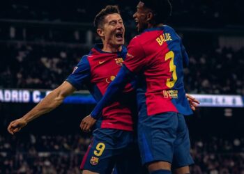 Barcelona golea en su visita al Real Madrid en el Clásico español