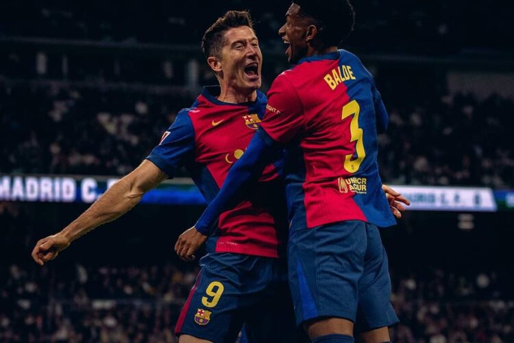 Barcelona golea en su visita al Real Madrid en el Clásico español