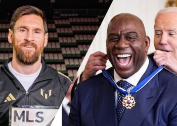Biden entrega mayor condecoración civil a Messi, Bono, ‘Magic’ Johnson y Soros