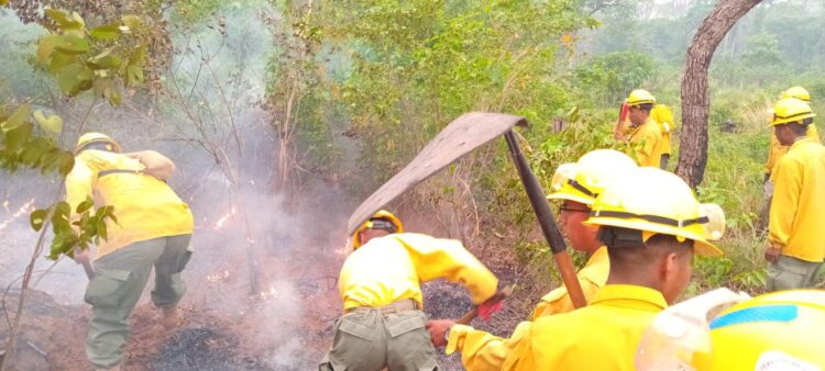 El fuego afecta a tres departamentos, se prevén lluvias