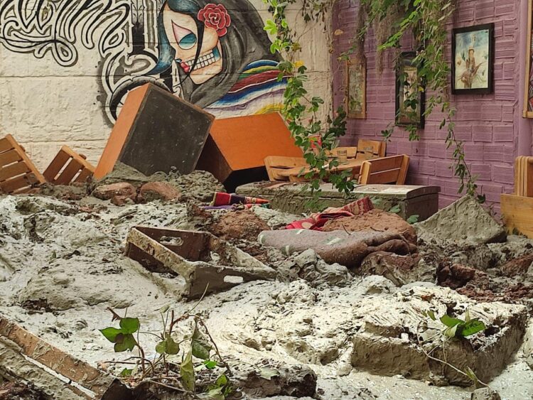 Defensa Civil: La mazamorra destruyó al menos 40 viviendas en Llallagua