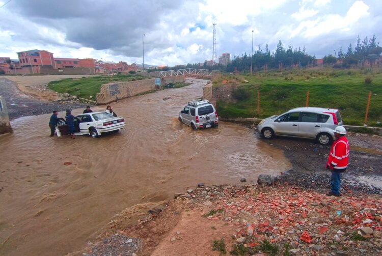 La Alcaldía identifica cinco zonas de riesgo ante las lluvias en El Alto