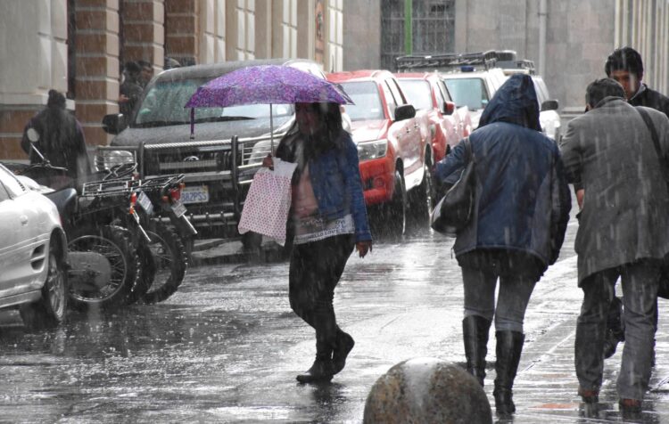El Senamhi detectó un ‘exceso’ de lluvias en La Paz y El Alto en enero
