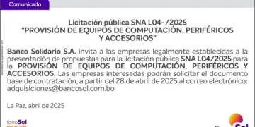 COMUNICADO