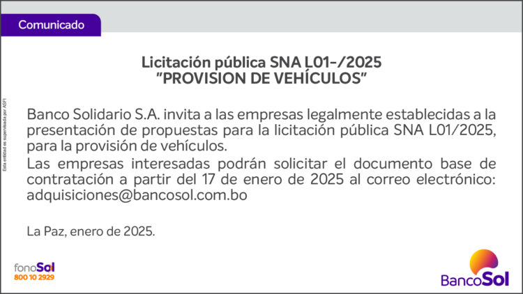 COMUNICADO