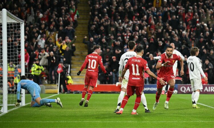Naufragio del Madrid y Girona en Champions, Liverpool sigue imparable