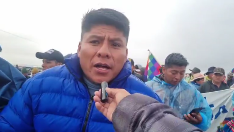 Loza prevé la llegada de ‘miles y miles’ de marchistas evistas el lunes a La Paz