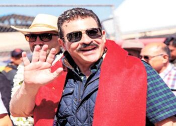 El alcalde de Cochabamba, Manfred Reyes Villa.