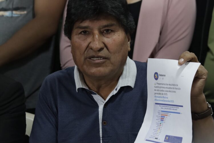 Evo Morales dijo este jueves que el caso que lo involucra fue resuelto en 2020.