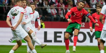 El Portugal de CR7 brilla en Varsovia ante Polonia (3-1)