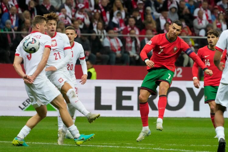 El Portugal de CR7 brilla en Varsovia ante Polonia (3-1)