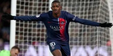 Ousmane Dembelé vuelve al entrenamiento colectivo del PSG
