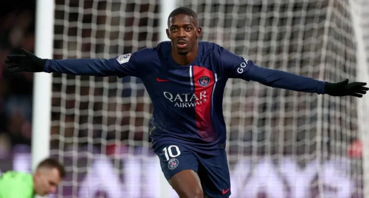 Ousmane Dembelé vuelve al entrenamiento colectivo del PSG