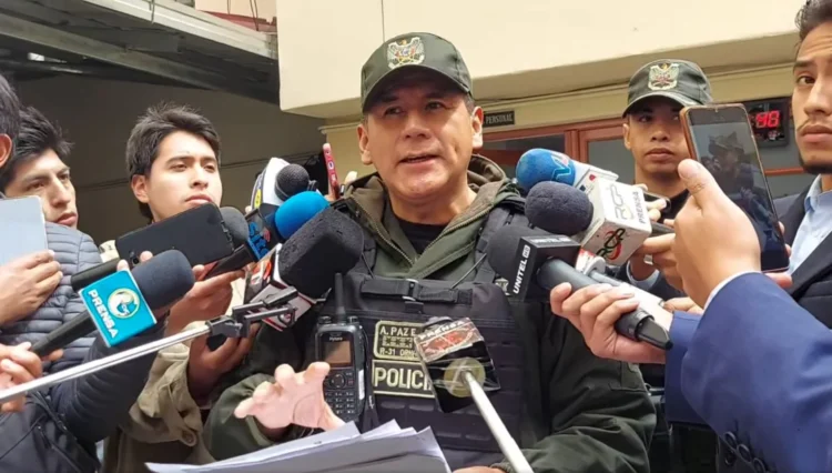 El subcomandante de la Policía de La Paz dio el informe/Policía Boliviana